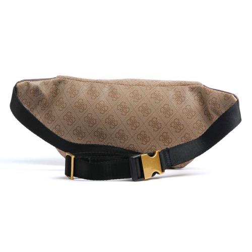 Guess Vezzola Smart Belt Bag with 4G Logo For Mens In Latte