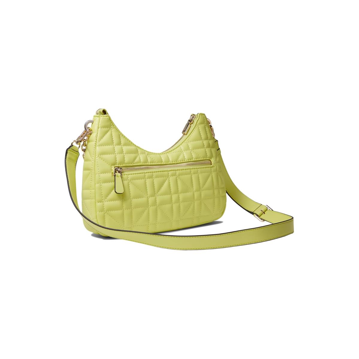 Woman`s Handbags Guess Assia Top Zip Shoulder Bag Chartreuse