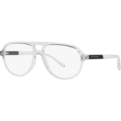 A X Armani Exchange Men`s Ax3090 8235 55mm Round Eyewear Frames