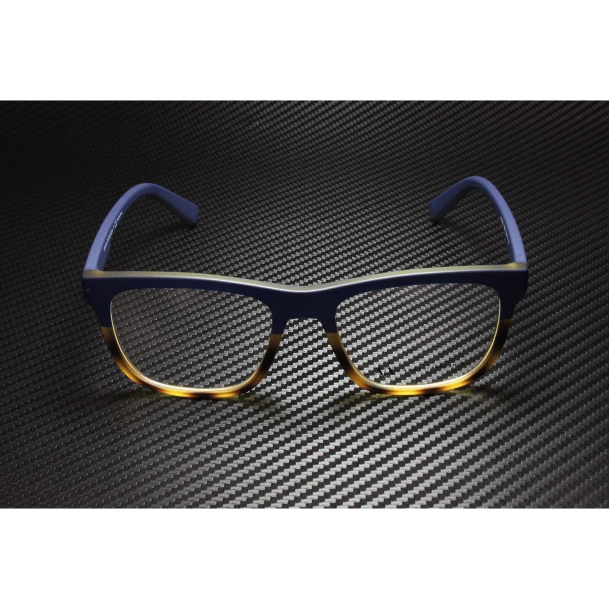 Armani Exchange AX3050 8246 Matte Havana Blue Demo Lens 53 mm Men`s Eyeglasses