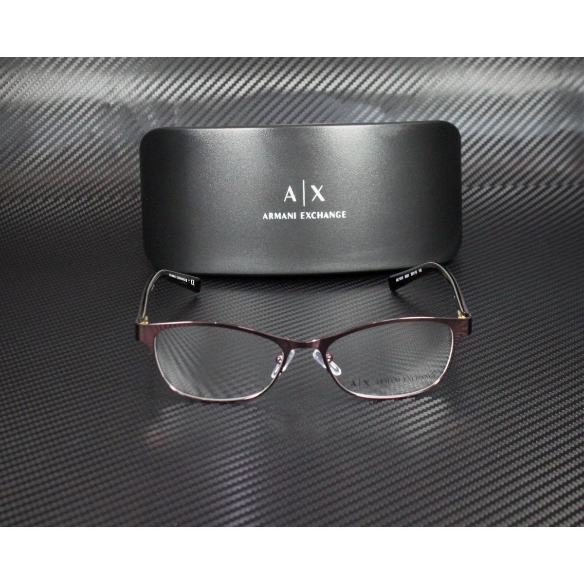 Armani Exchange AX1010 6001 Brown Demo Lens 53 mm Women`s Eyeglasses