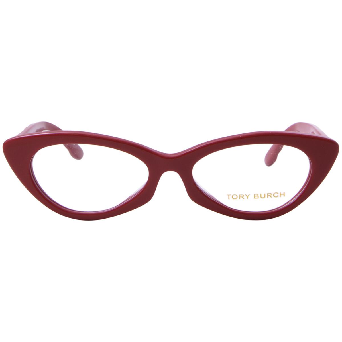 Tory Burch TY2127U 1893 Eyeglasses Frame Women`s Tory Red Full Rim Cat Eye 52mm