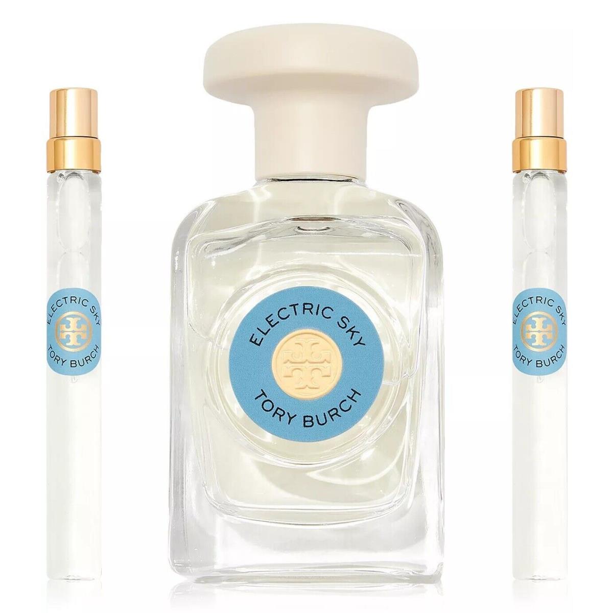 Tory Burch Electric Sky Eau de Parfum 3 Piece Gift Set For Women