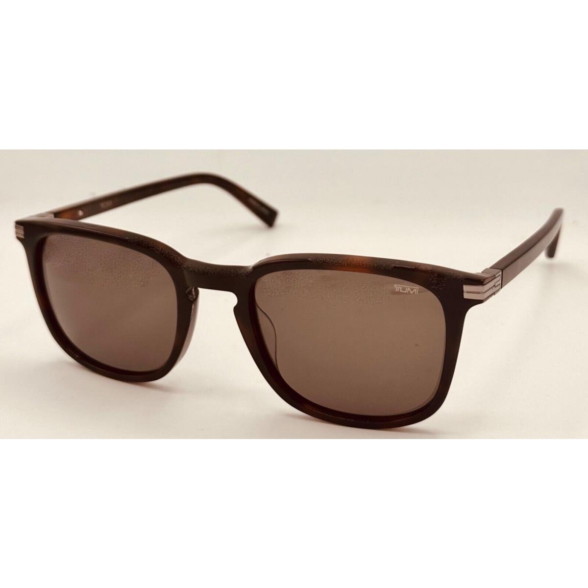 Tumi Unisex Square Tortoise Plastic Sunglass STU005 772