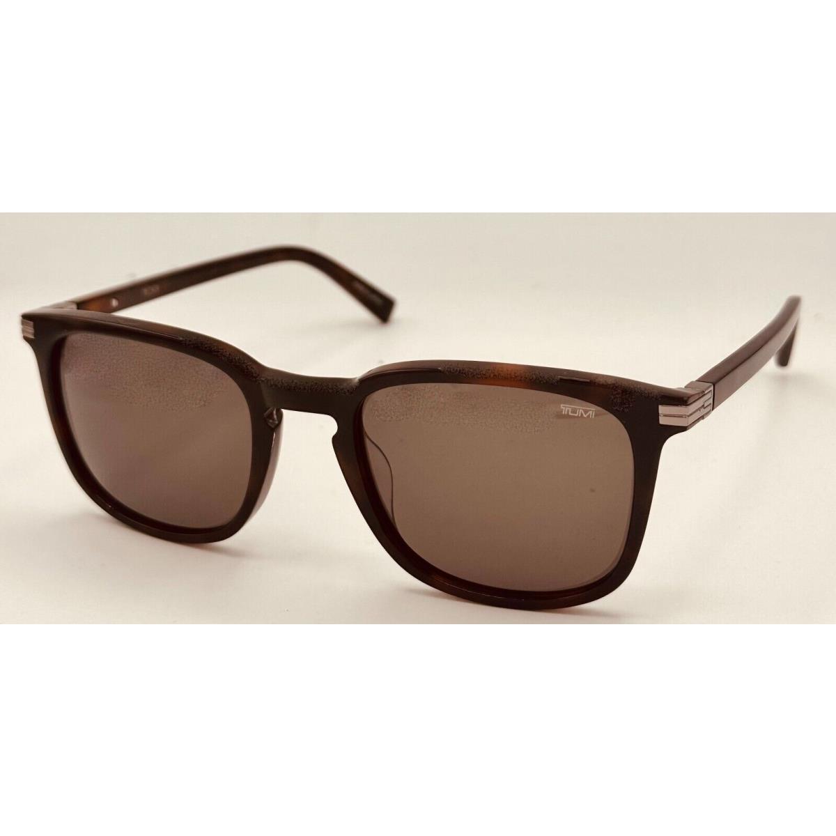 Tumi Mens Tortoise Square Mens Plastic Sunglass Brown Lens Stu 005. 772