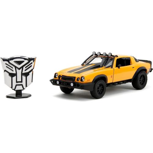 Transformers Rise of The Beast 1977 Chevy Camaro Bumblebee Badge Die-cast Car