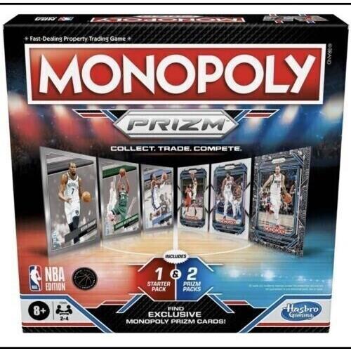 Monopoly Panini Prizm Nba Trading Card Edition Board Game - Priority Ship