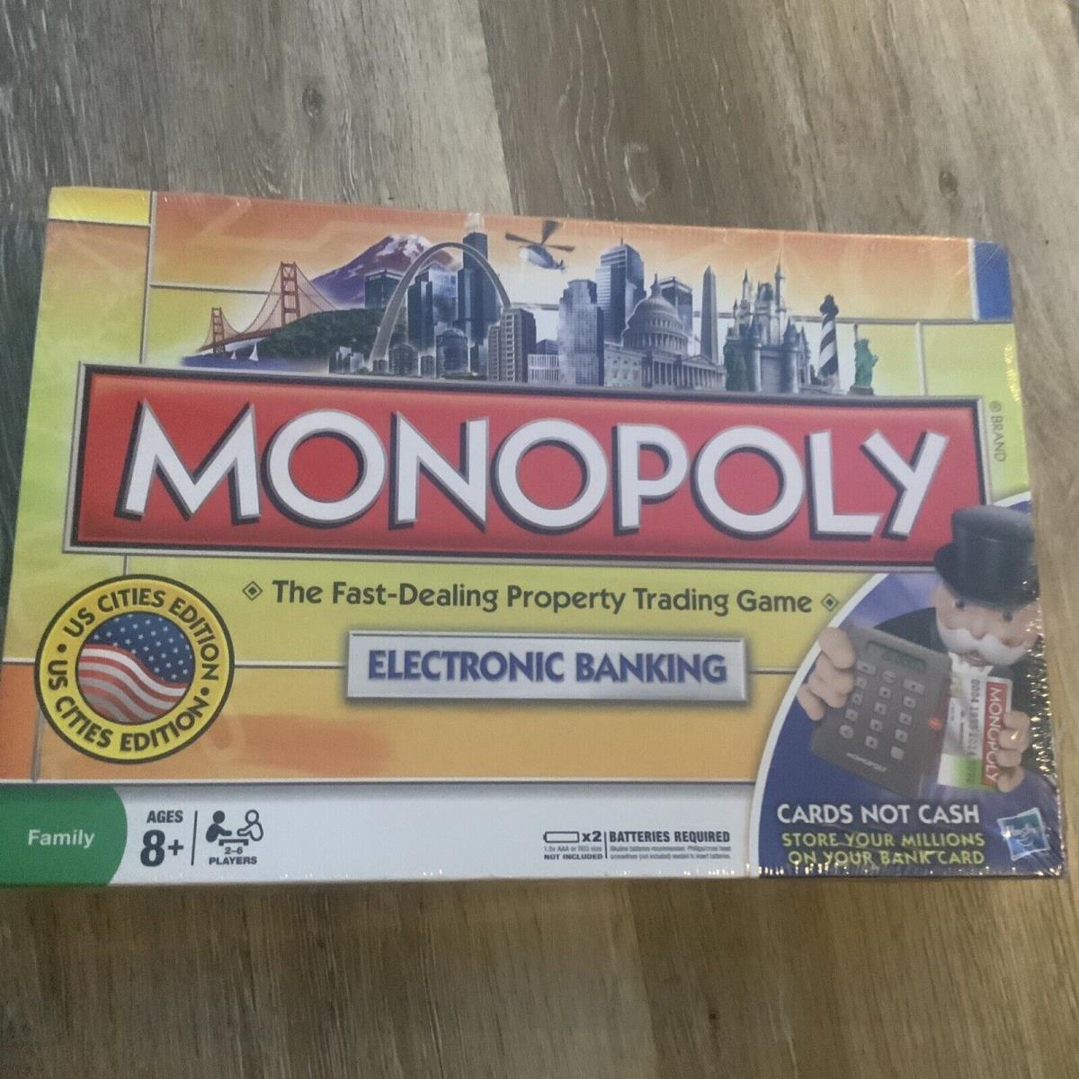 Monopoly Electronic Banking Edition Board Game 2008 Parker Brothers