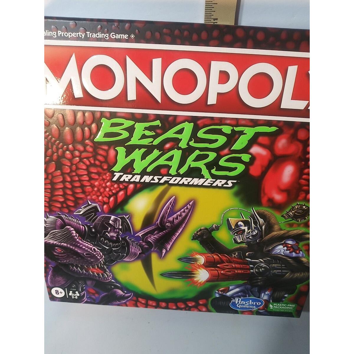 Monopoly Transformers Beast Wars Edition Board Game