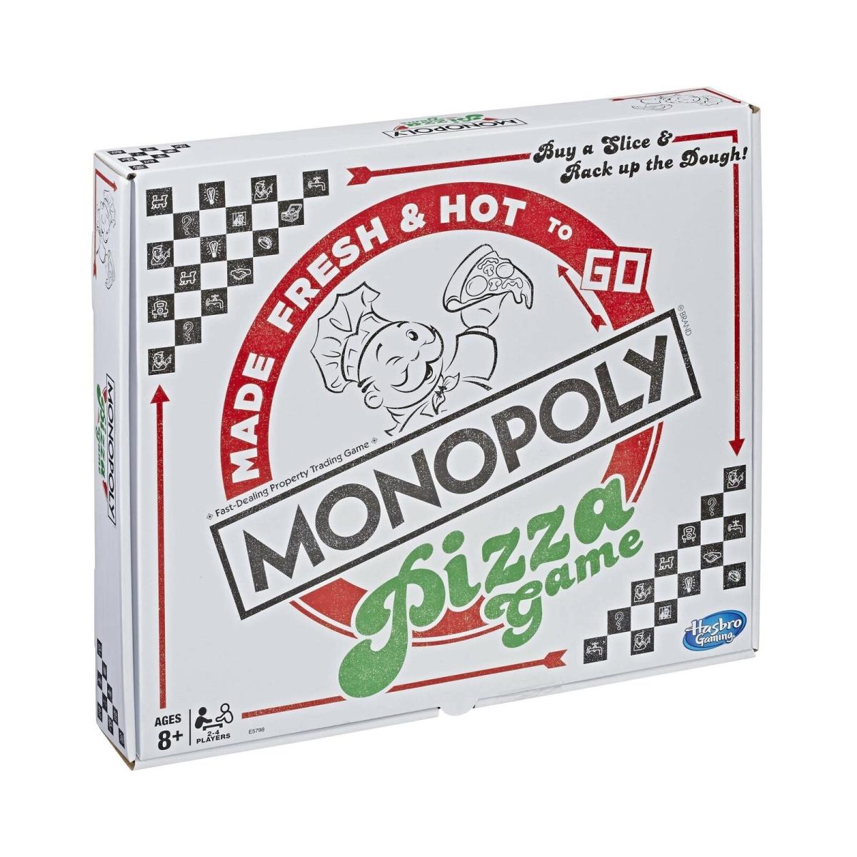 Monopoly Pizza Board Game For Kids Ages 8 Up Standard