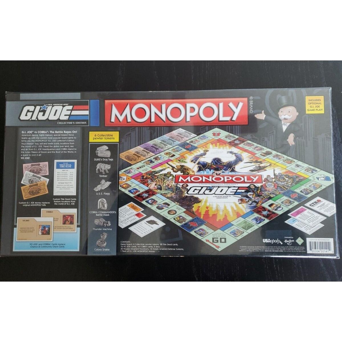2009 Hasbro G.i. Joe Monopoly Collectors Edition Board Game Nmisb GI