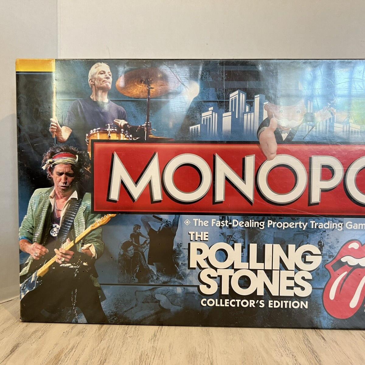 Monopoly The Rolling Stones Board Game 2010 Collectors Edition