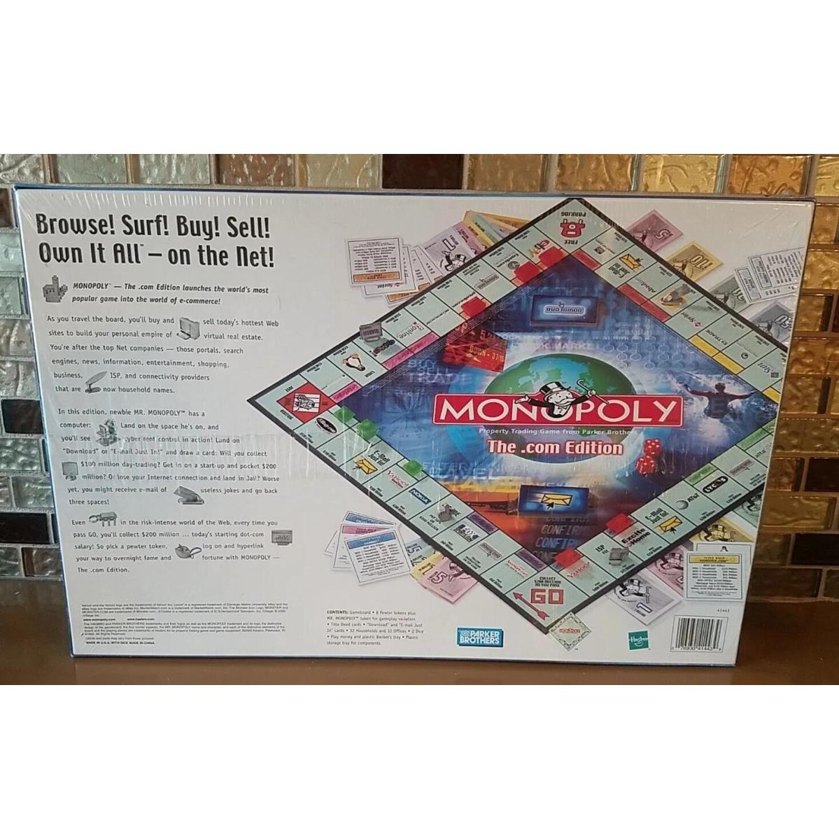 Monopoly: The .com Edition Parker Brothers
