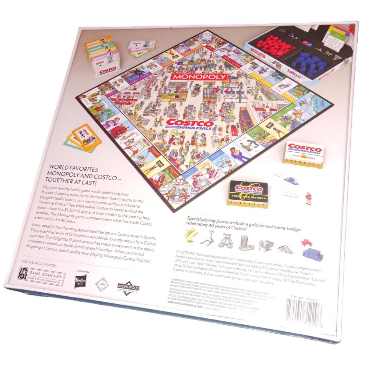 Monopoly Costco Wholesale Edition Collector`s Board Game 8+ 2-6 Players