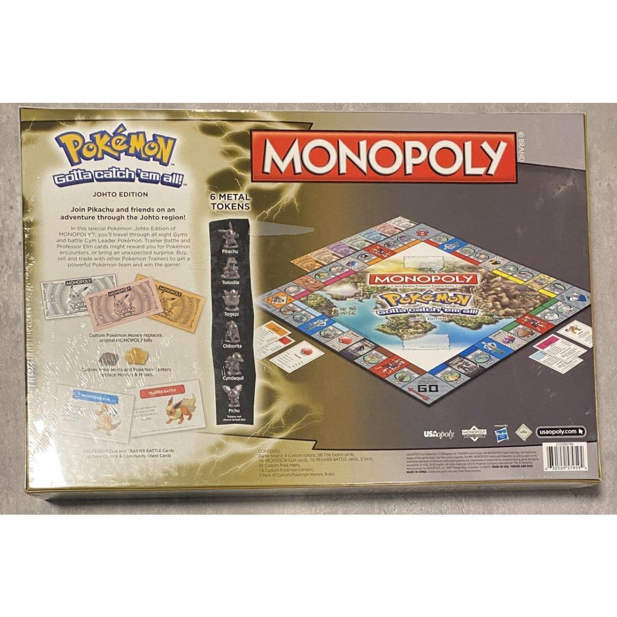 Monopoly Pokemon Johto Edition