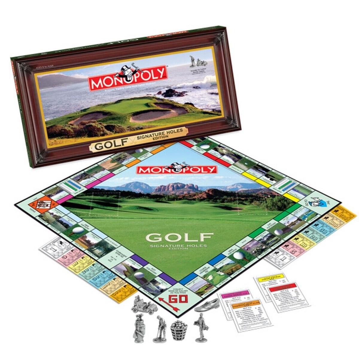 Monopoly - Gold Signature Holes Edition - Board Game