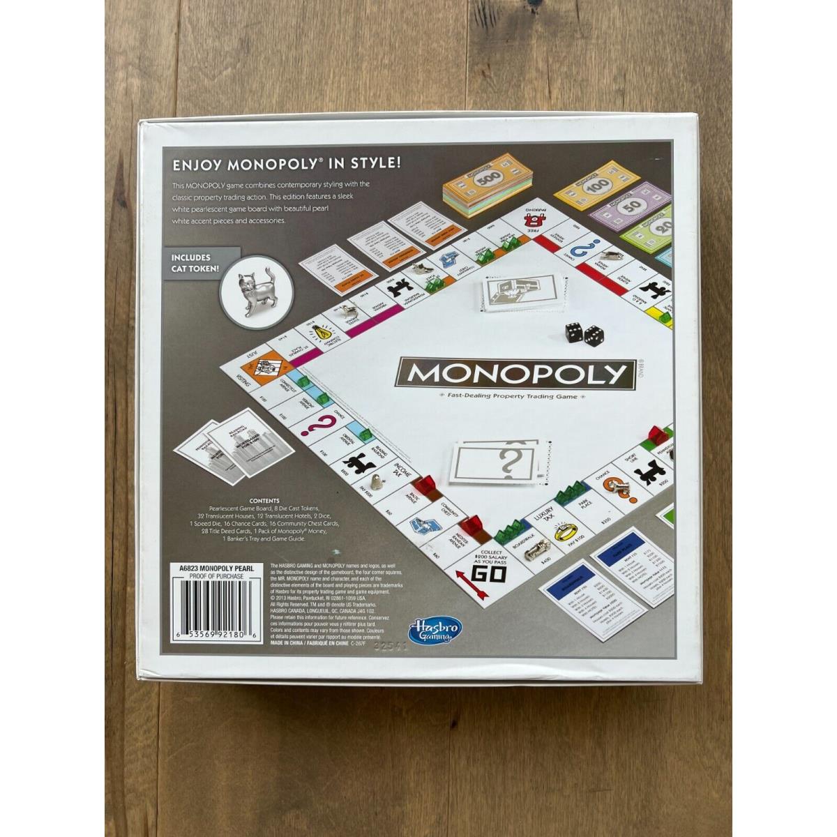 Hasbro Monopoly Pearl Edition - Collector`s Game Rare White - Nob