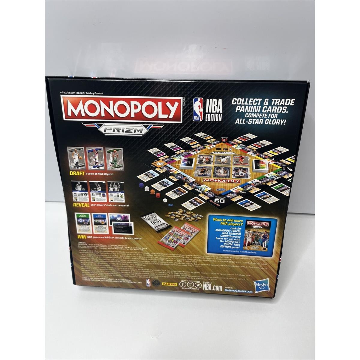 2022-23 Monopoly Prizm Nba Trading Card Edition Board Game - IN Hand Ships Today
