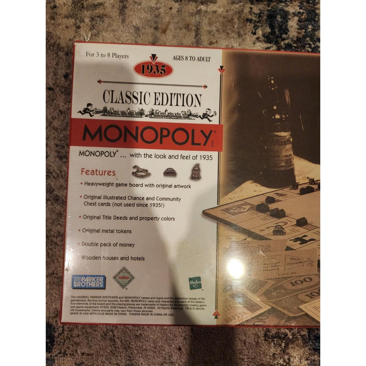 Monopoly 1935 Deluxe First 1st Edition Reproduction