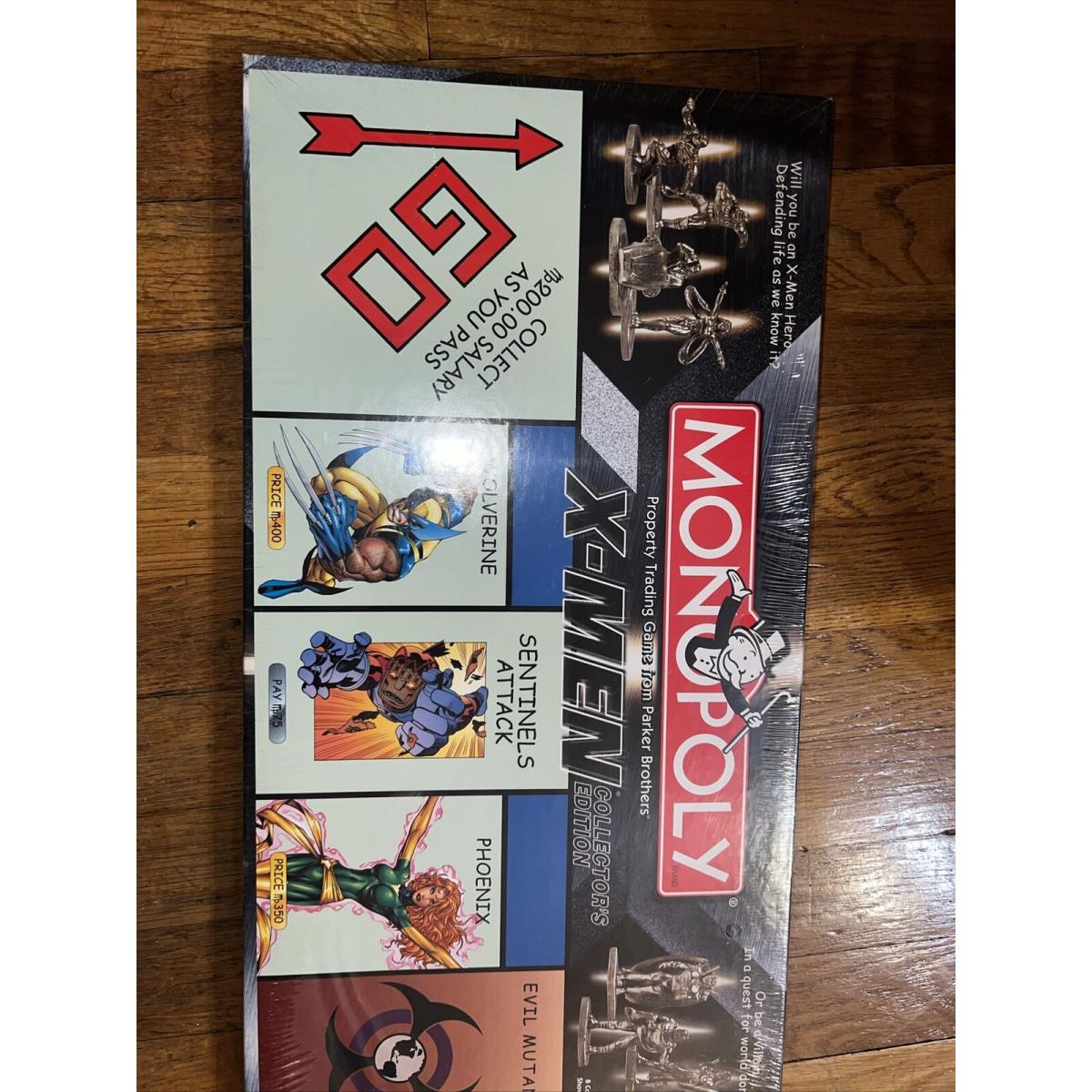 Monopoly X-men Collector`s Edition Board Game 2000 Hasbro Factory