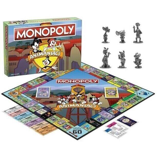 Monopoly Animaniacs Edition Board Game Hasbro Warner Bros