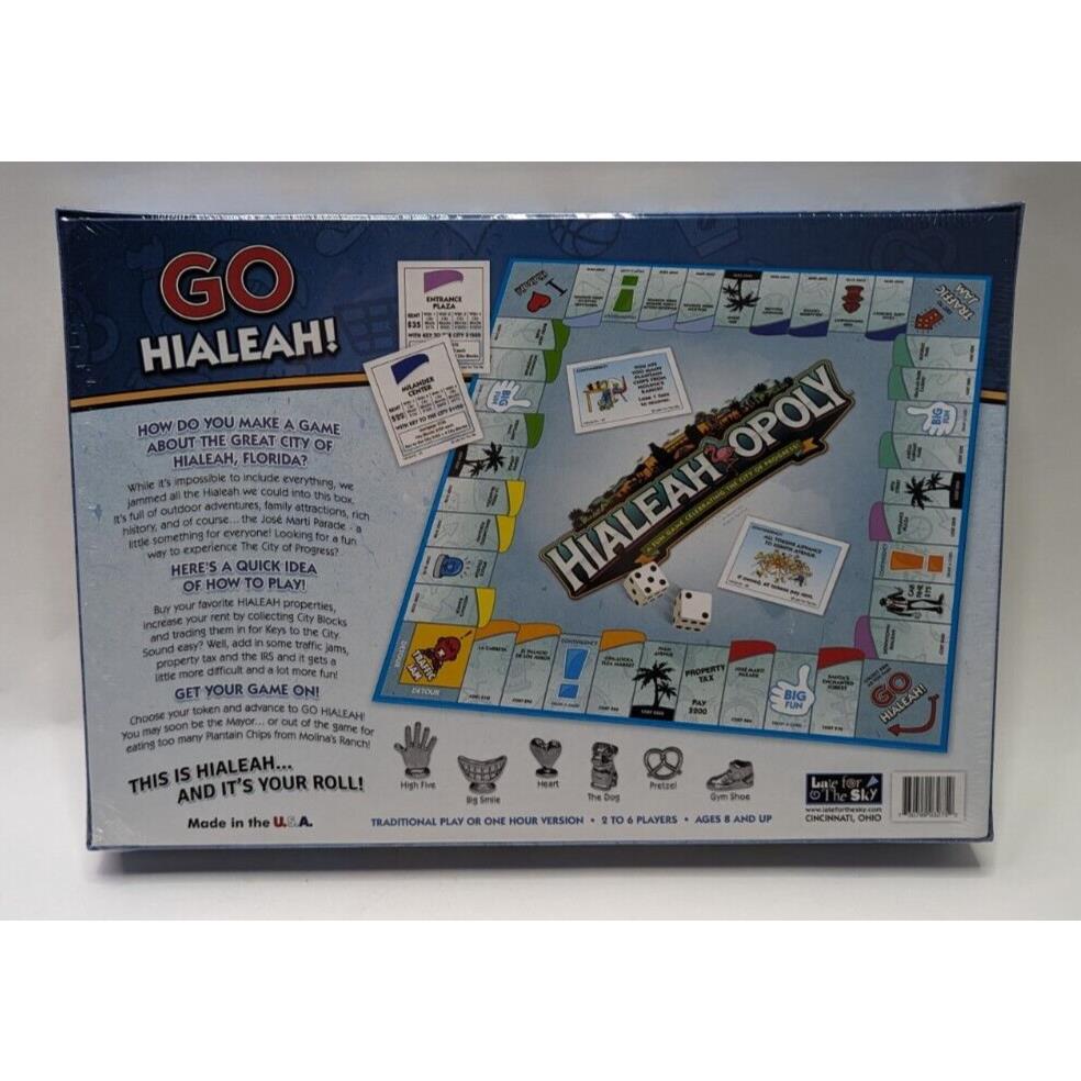 Hialeahopoly Hialeah Opoly City Monopoly Board Game