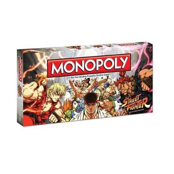 Monopoly - Street Fighter Collector`s Edition - Board Game