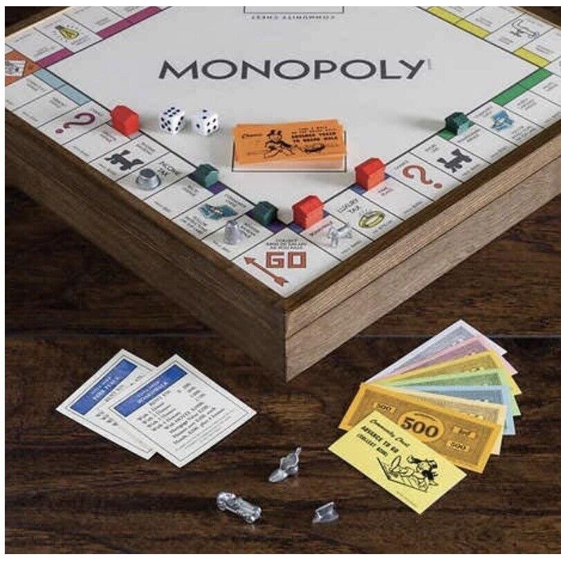 WS Game Company Deluxe Vintage 2-In-1 Game Collection - Monopoly and Clue