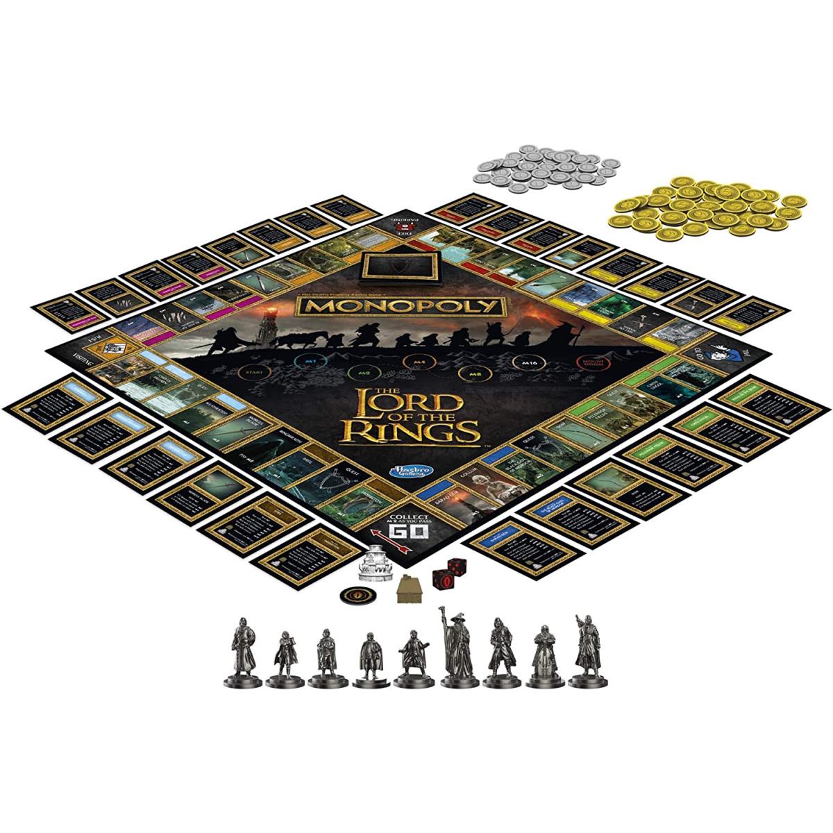 Monopoly: The Lord of The Rings Edition Board Game Inspired by The Movie Trilogy