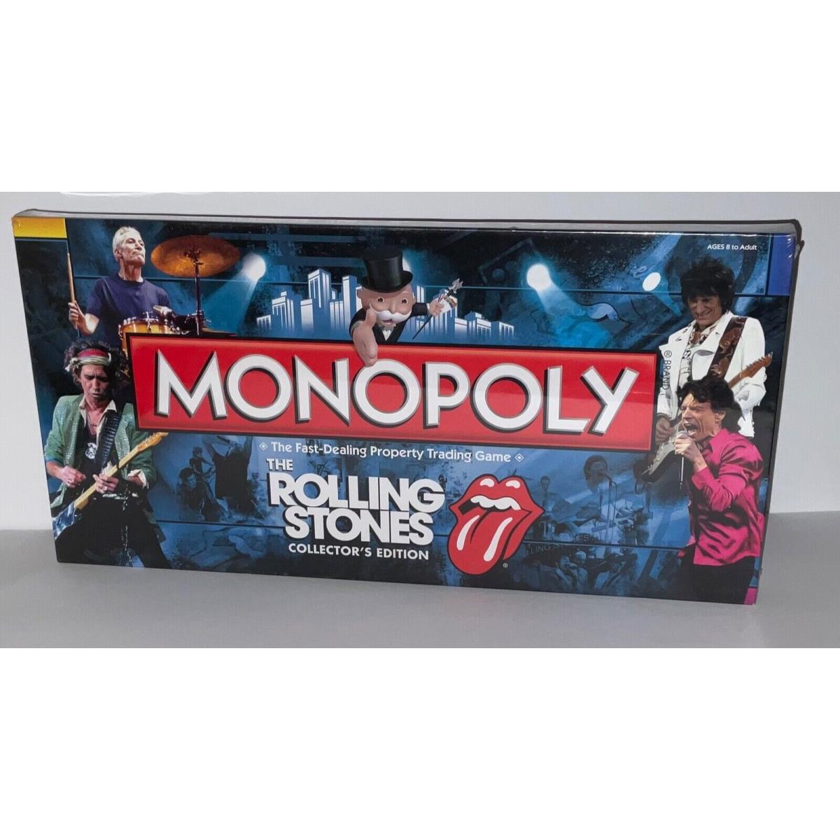 Monopoly The Rolling Stones Complete Board Game 2010 Collectors Edition