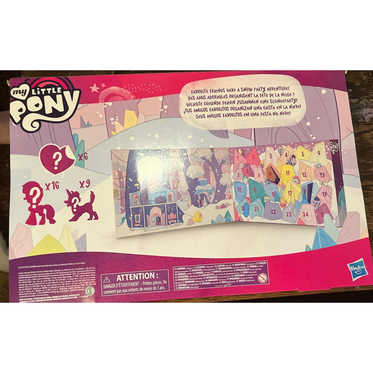 My Little Pony: A Generation Movie Snow Party Countdown Advent Calendar