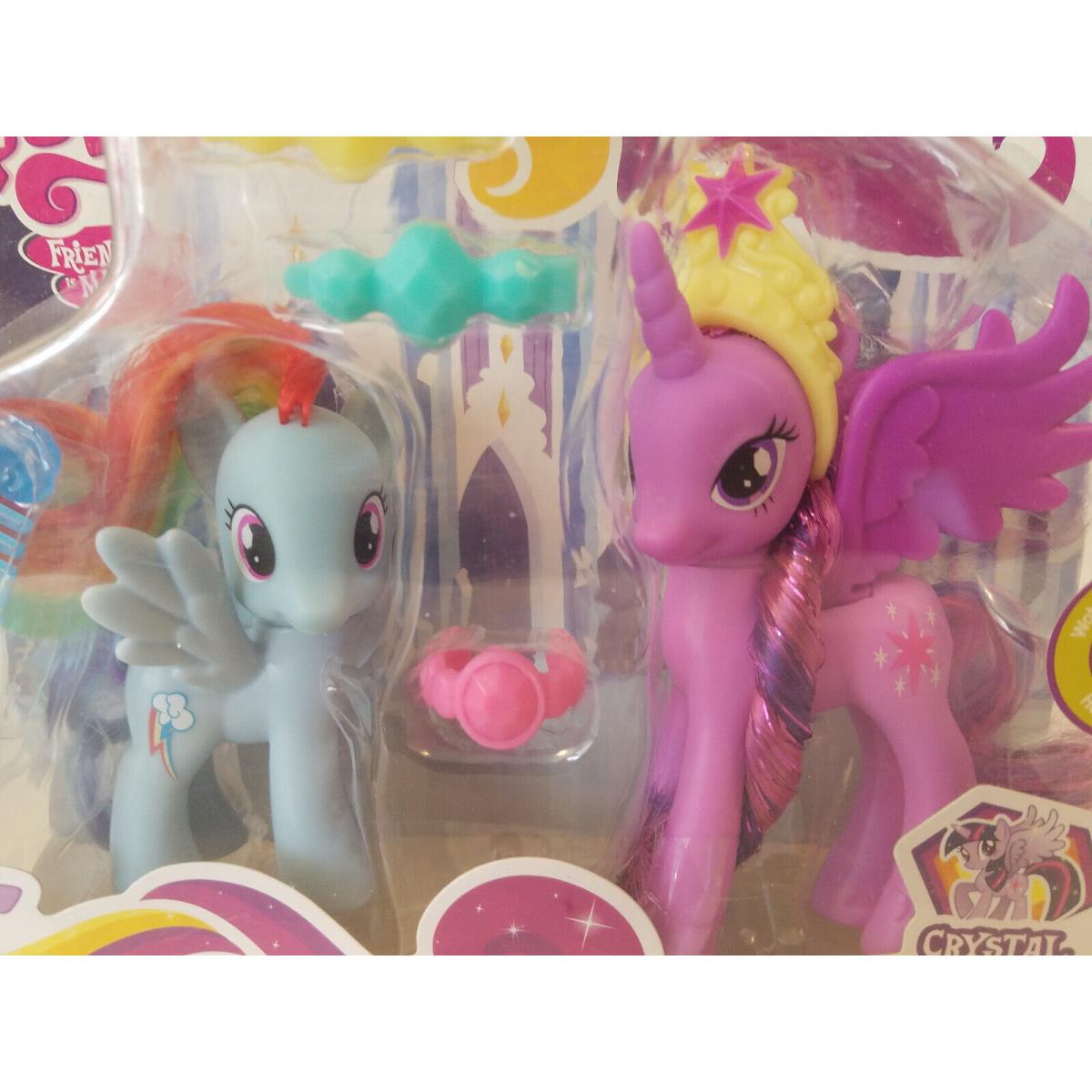 My Little Pony Crystal Twilight and Rainbow Dash Hasbro 2012