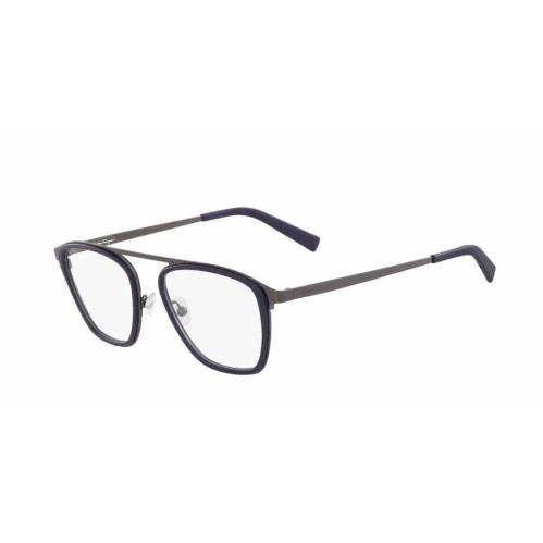 Salvatore Ferragamo Eyeglasses SF2834 414 Blue Frames 53MM Rx-able ST