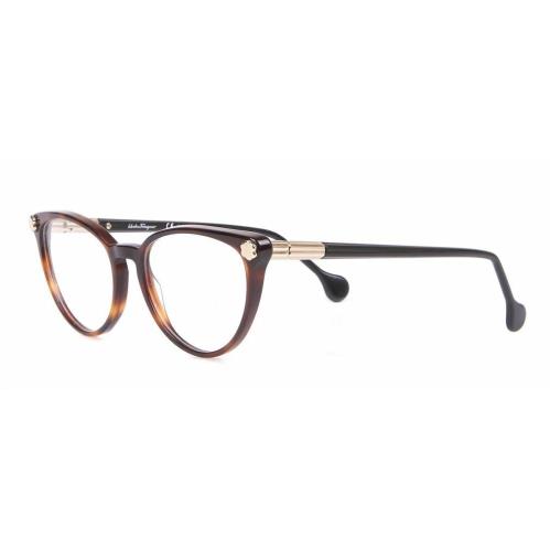 Salvatore Ferragamo Eyeglasses SF2837 214 Brown Frames 54MM Rx-able ST