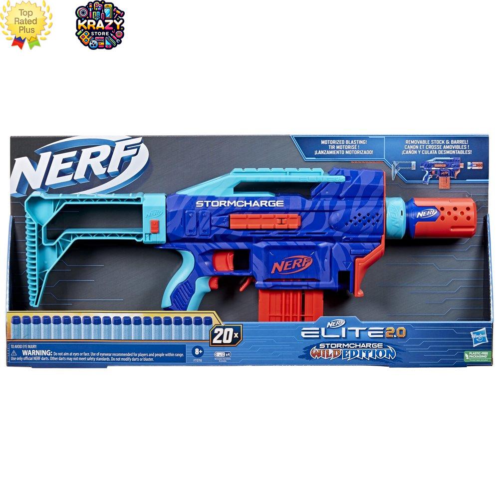 Introducing Nerf Elite 2.0 Stormcharge Wild Edition - Motorized Toy Blaster with