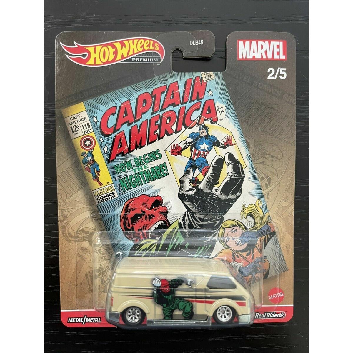 Hot Wheels 2021 Pop Culture L Marvel Comics - Pick and Choose DLB45-946L Captain America MBK Van (2/5)