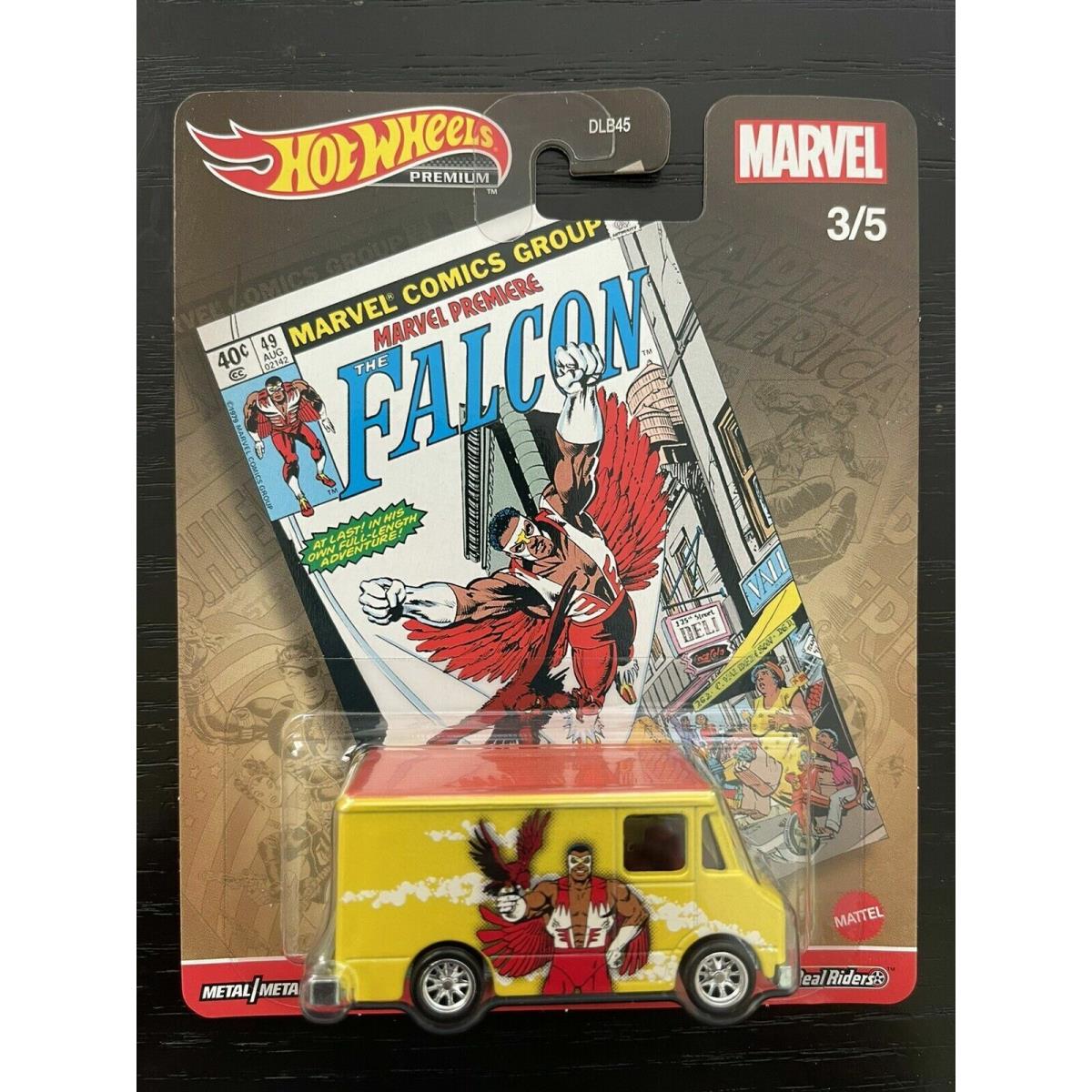 Hot Wheels 2021 Pop Culture L Marvel Comics - Pick and Choose DLB45-946L Falcon Combat Medic (3/5)