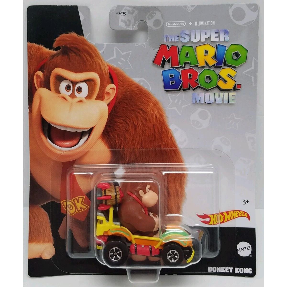 Mario Hot Wheels Mariokart Kart Diecast Car Vehicle Choose 2021 2022 2023 2024 + HKD46, DONKEY KONG Super Mario Bros Movie