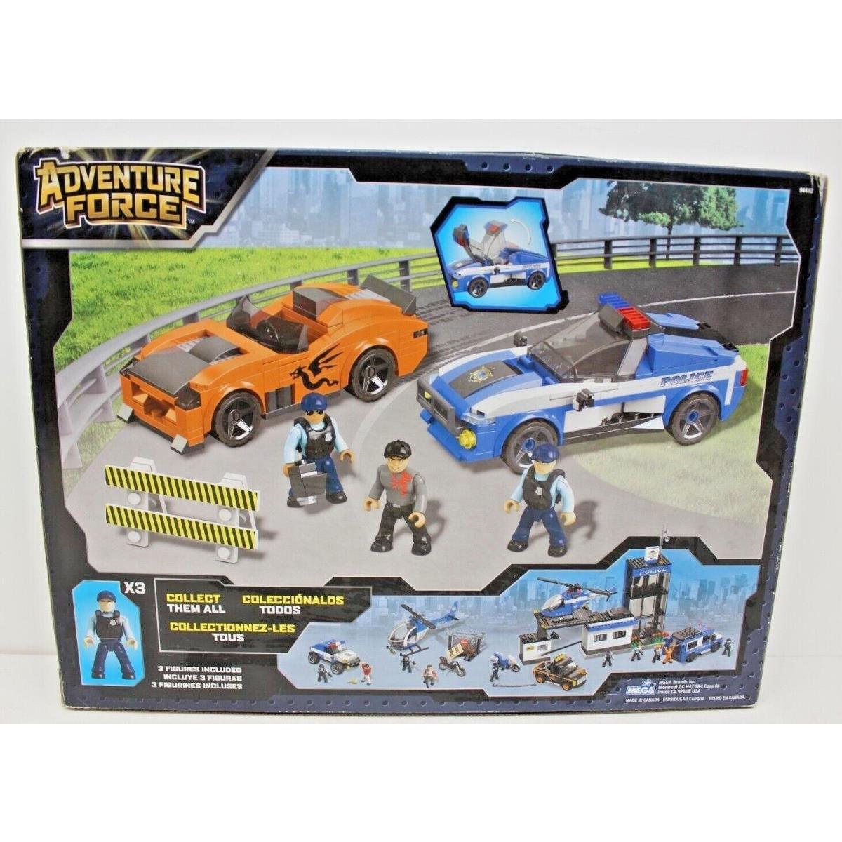 Mega Bloks Adventure Force Police Chase Build Play Set 283pcs Ages5+ 94412