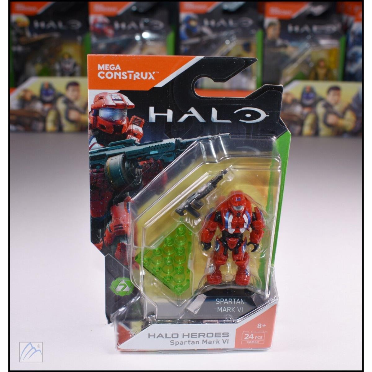 Halo Heroes Series 7 Mega Construx Bloks Spartan Mark VI GEN1 Mini Figure FMM80