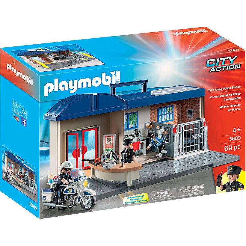 Playmobil City Action City Life Summer Fun Country Playsets Box CITY ACTION 5689 POLICE STATION