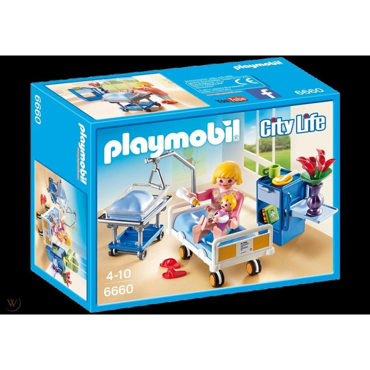 Playmobil City Action City Life Summer Fun Country Playsets Box CITY LIFE 6660 HOSPITAL MATURNITY