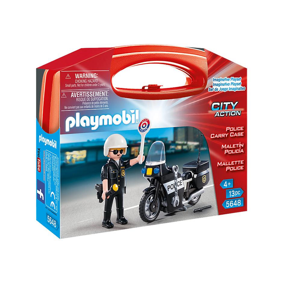 Playmobil City Action City Life Summer Fun Country Playsets Box CITY ACTION 5648 POLICE W/ CASE