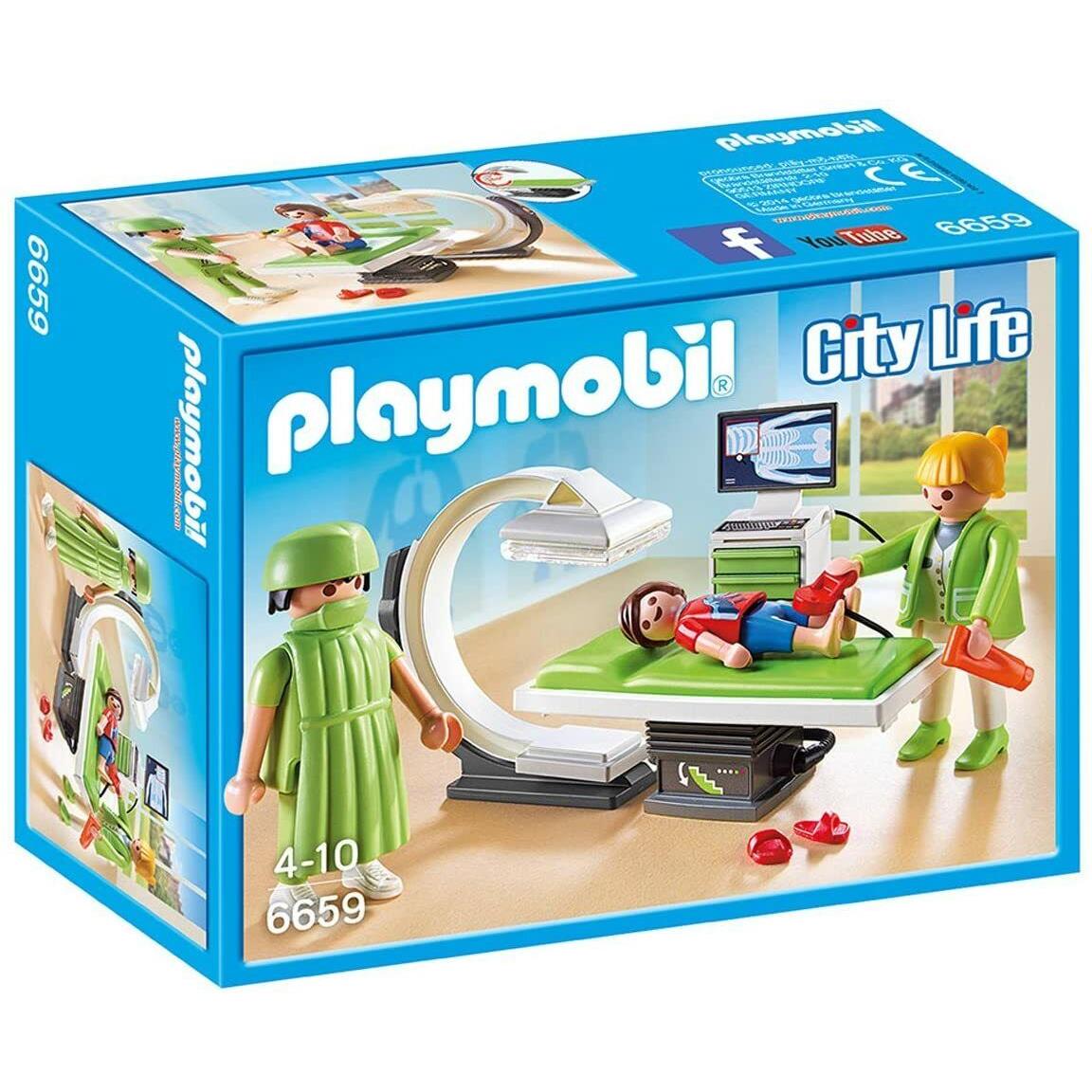 Playmobil City Action City Life Summer Fun Country Playsets Box CITY LIFE 6659 HOSPITAL XRAY