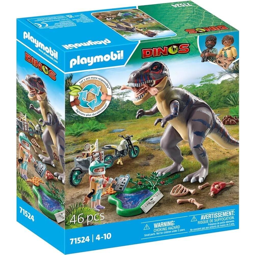 Playmobil Dinos 71524 T-rex Hunt Mib/new