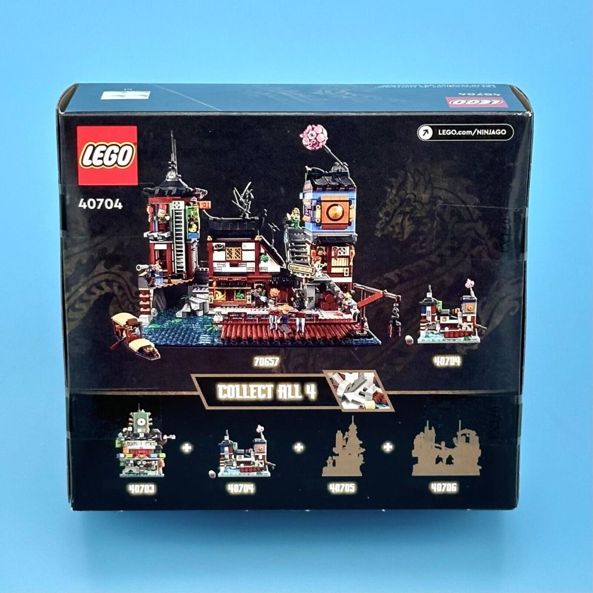 Lego Micro Ninjago Docks Modular Set Vip Insiders Reward 40704 Limited Edition