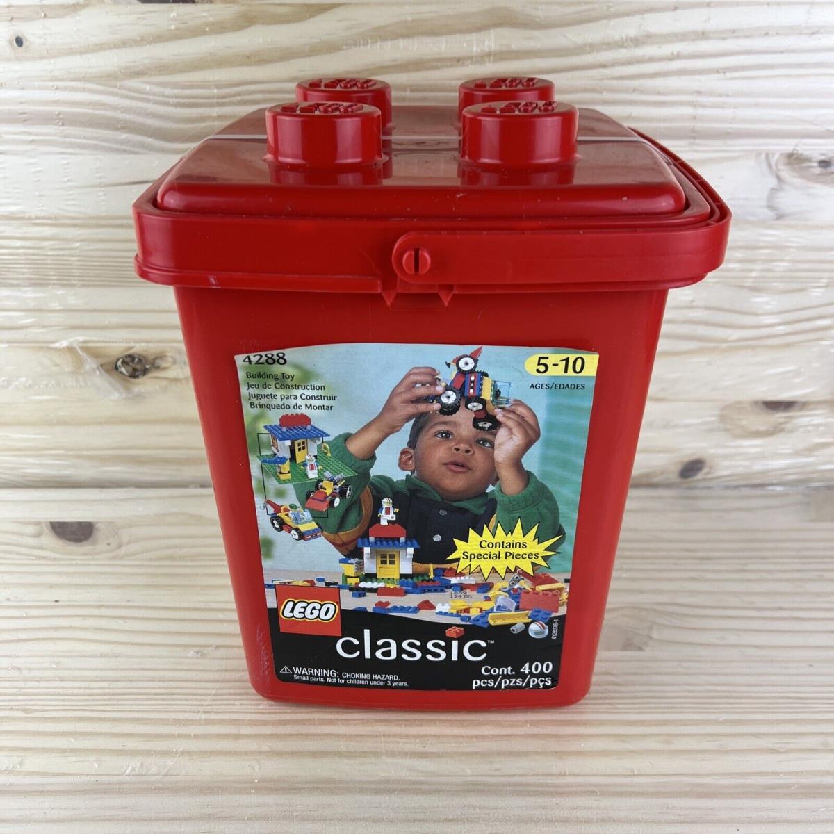 Vintage 1999 Lego Red Classic Bucket 4288 400 Pcs
