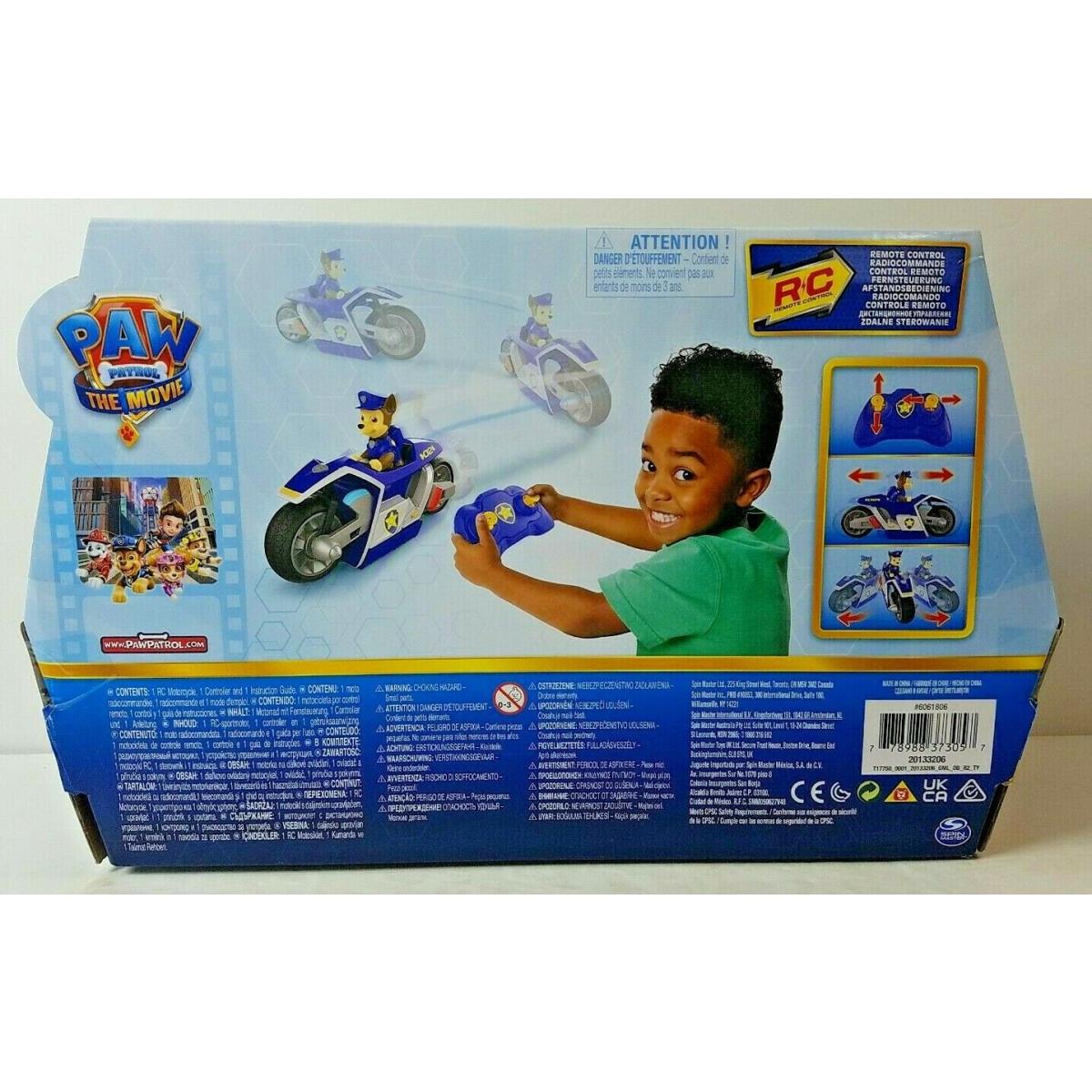 Paw Patrol Chase RC Movie Motorcycle