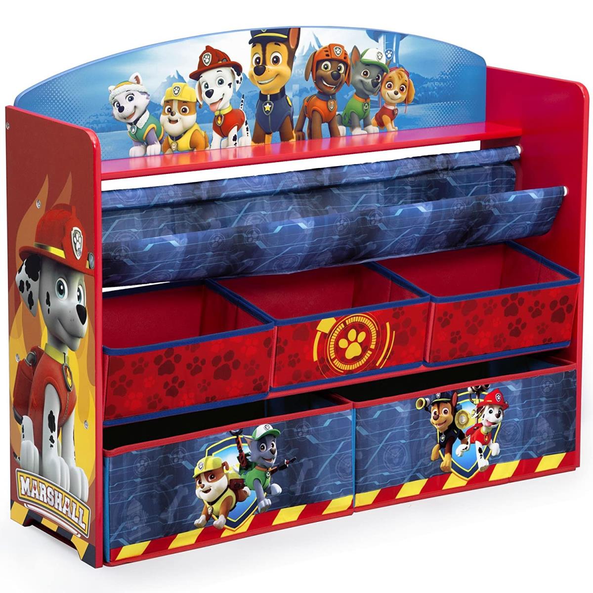 Paw Patrol Deluxe Book Toy Organizer Kid`s Furniture Gift