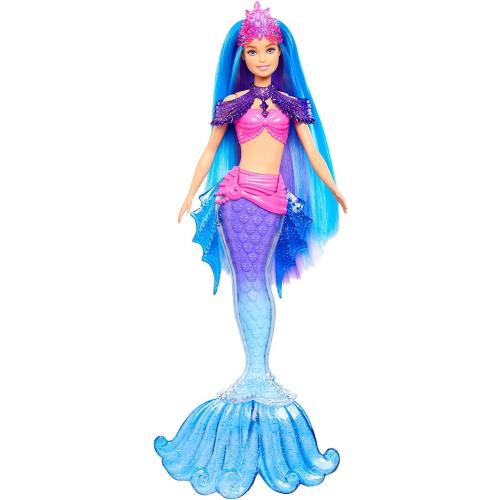 Barbie Dreamtopia Mermaid Doll Choose Rainbow Sparkle Lights Color Magic More Mermaid Power Malibu Roberts with Blue Hair Ombre